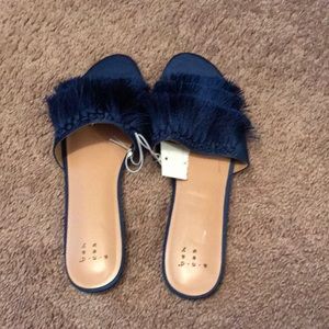 Blue NWT sandals